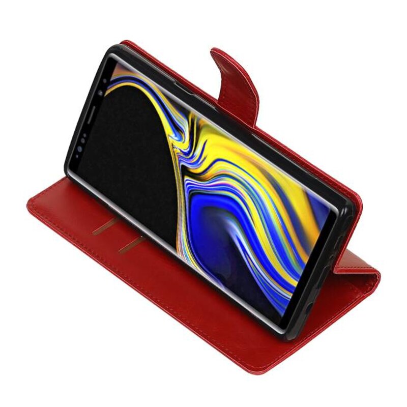 Pull Up Bookstyle para Samsung Galaxy Note 9 Red