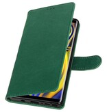 Pull Up Bookstyle voor Samsung Galaxy Note 9 Groen