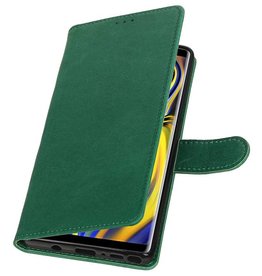 Pull Up Bookstyle para Samsung Galaxy Note 9 Green