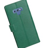 Pull Up Bookstyle per Samsung Galaxy Note 9 Green