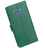 Pull Up Bookstyle pour Samsung Galaxy Note 9 Vert
