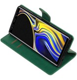 Pull Up Bookstyle for Samsung Galaxy Note 9 Green