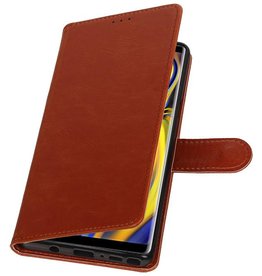 Pull Up Bookstyle for Samsung Galaxy Note 9 Brown