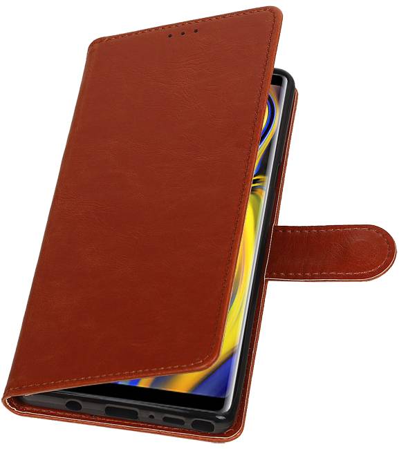 Pull Up Bookstyle pour Samsung Galaxy Note 9 Brown