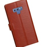 Pull Up Bookstyle for Samsung Galaxy Note 9 Brown