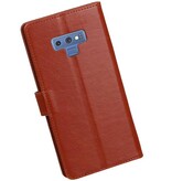 Pull Up Bookstyle pour Samsung Galaxy Note 9 Brown