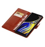 Pull Up Bookstyle pour Samsung Galaxy Note 9 Brown