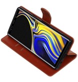 Pull Up Bookstyle for Samsung Galaxy Note 9 Brown