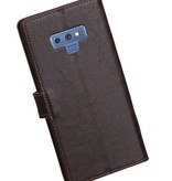 Pull Up Bookstyle for Samsung Galaxy Note 9 Mocca