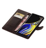 Pull Up Bookstyle für Samsung Galaxy Note 9 Mocca