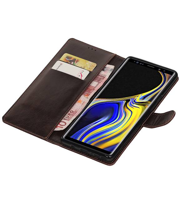 Pull Up Bookstyle for Samsung Galaxy Note 9 Mocca