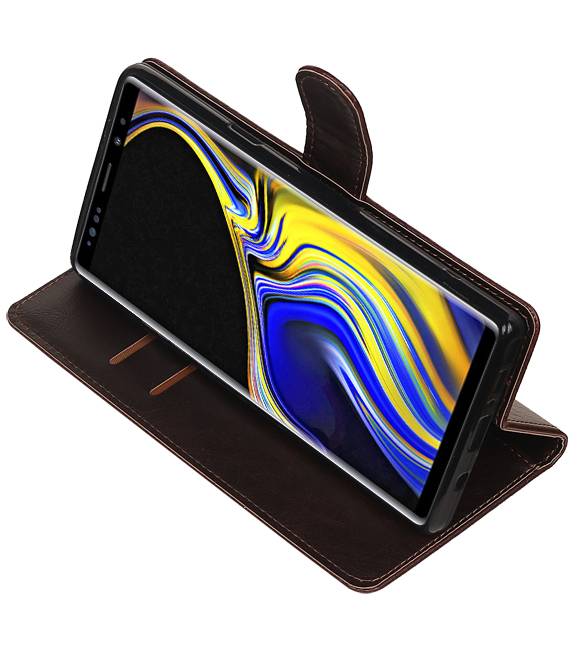 Pull Up Bookstyle for Samsung Galaxy Note 9 Mocca