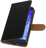 Pull Up Bookstyle pour Samsung Galaxy J7 2018 Noir