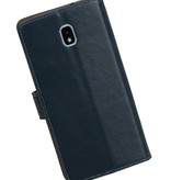 Pull Up Bookstyle for Samsung Galaxy J7 2018 Blue