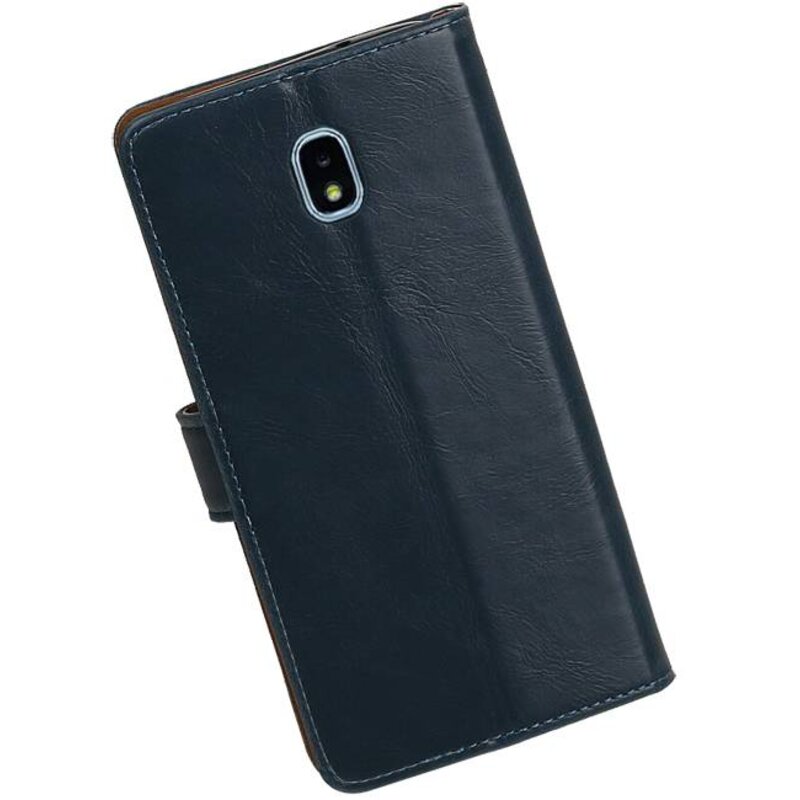 Pull Up Bookstyle per Samsung Galaxy J7 2018 Blue