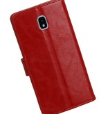 Pull Up Bookstyle per Samsung Galaxy J7 2018 Red