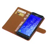 Pull Up Bookstyle per Samsung Galaxy J7 2018 Red