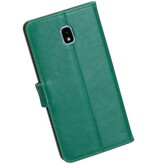Pull Up Bookstyle pour Samsung Galaxy J7 2018 Vert