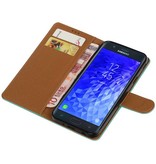 Pull Up Bookstyle per Samsung Galaxy J7 2018 Verde