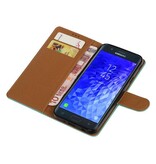 Pull Up Bookstyle pour Samsung Galaxy J7 2018 Vert