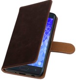 Pull Up Bookstyle para Samsung Galaxy J7 2018 Mocca