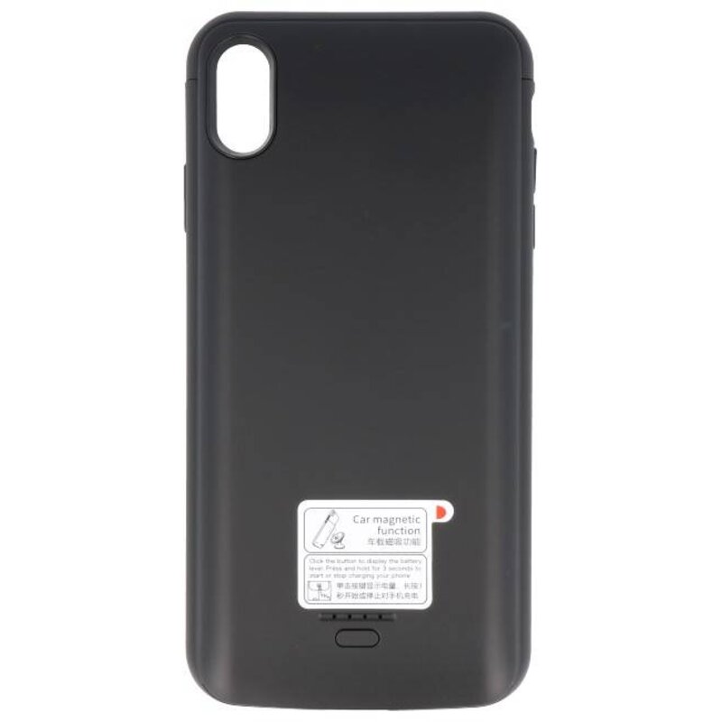 Custodia per batteria per iPhone XS Max 5000 mAh Audio Nero