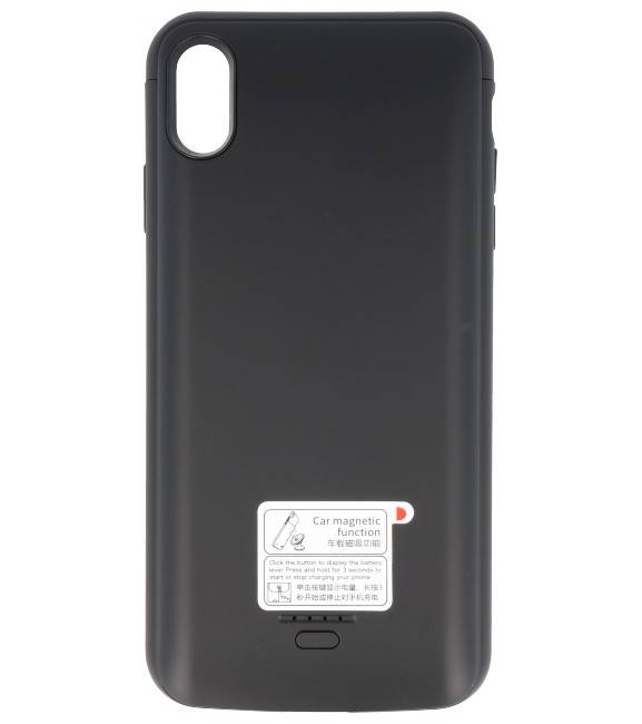 Battery Power Case für iPhone XS Max 5000 mAh Audio Schwarz