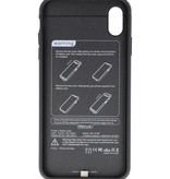 Estuche con batería para iPhone XS Max 5000 mAh Audio Negro