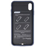 Battery Power Case for iPhone XS Max 5000 mAh Audio Blue