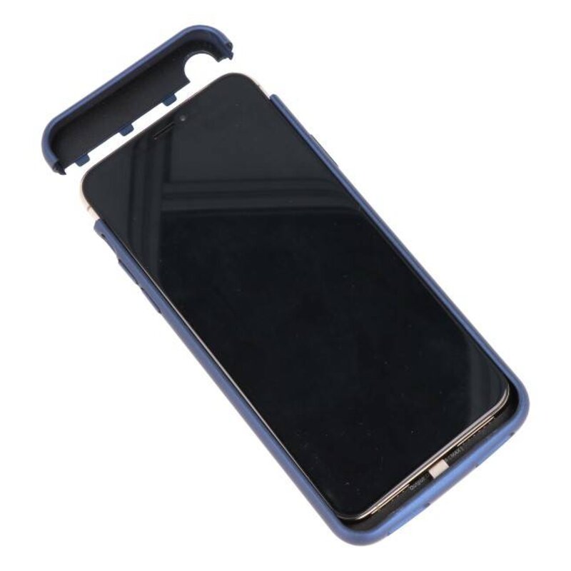 Battery Power Case for iPhone XS Max 5000 mAh Audio Blue