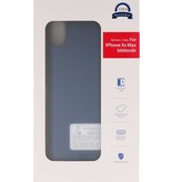 Batteri Power Case til iPhone XS Max 5000 mAh Audio Blue