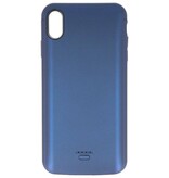 Battery Power Case for iPhone XS Max 5000 mAh Audio Blue