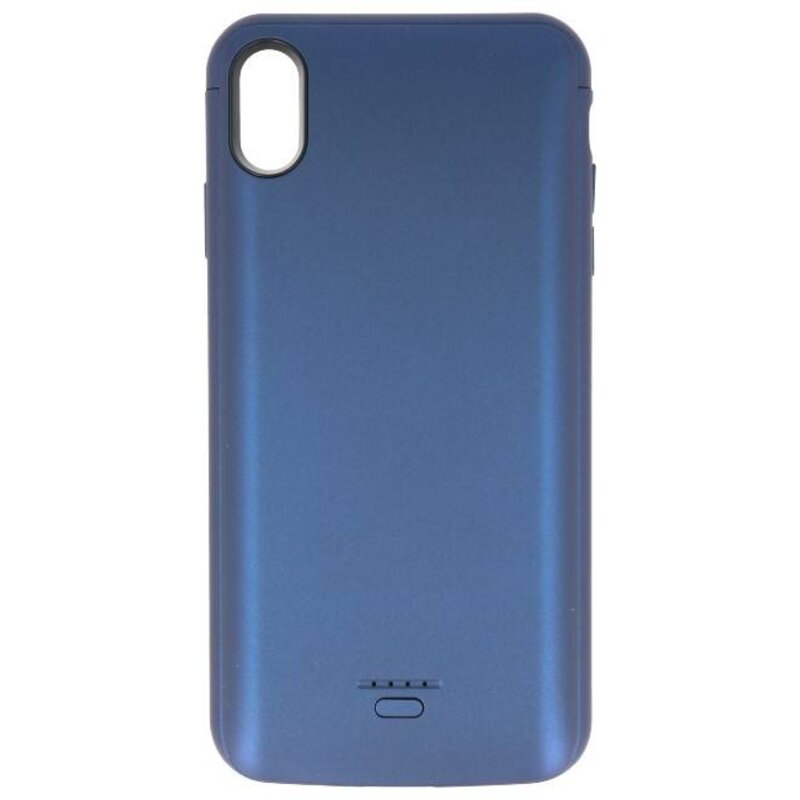 Battery Power Case for iPhone XS Max 5000 mAh Audio Blue