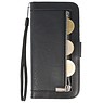 Etui portefeuille de luxe pour iPhone XS Max noir