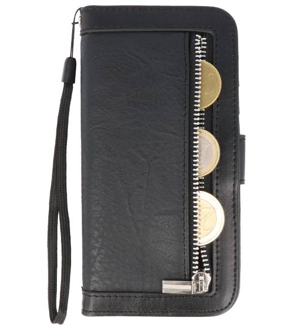 Luxury Wallet Phone Case für iPhone XS Max Schwarz