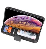 Luxe Portemonnee Telefoonhoesje voor iPhone XS Max Zwart