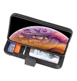 Luxury Wallet Phone Case for iPhone XS Max Black