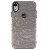 Custodie in silicone stile geometrico trasparente per iPhone XR
