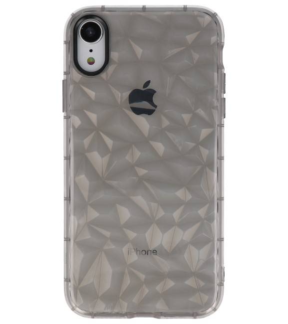 Transparent Geometric Style Silicone Cases for iPhone XR