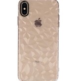 Transparent Geometric Style Silicone Cases iPhone XS Max