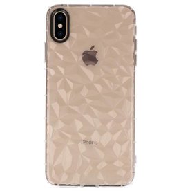 Transparant Geometric Style Siliconen Hoesjes iPhone XS Max