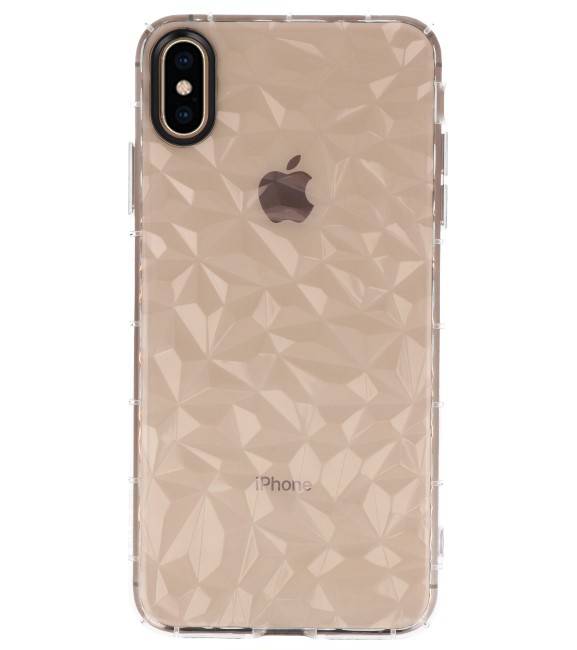 Transparent Geometric Style Silicone Cases iPhone XS Max