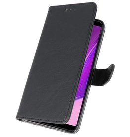 Bookstyle Wallet Cases Hoesje voor Galaxy A9 2018 Zwart