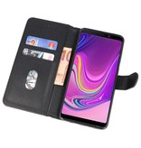 Bookstyle Wallet Cases Hoesje voor Galaxy A9 2018 Zwart