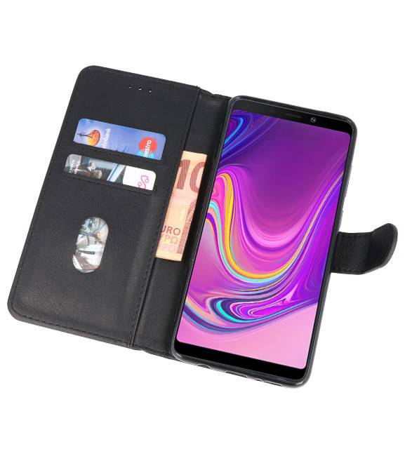 Bookstyle Wallet Cases Hoesje voor Galaxy A9 2018 Zwart