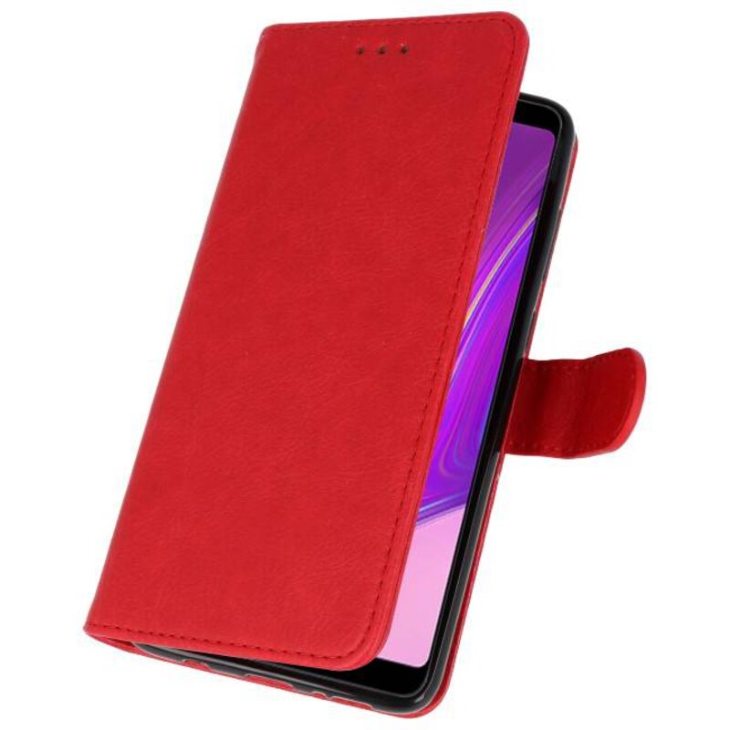 Bookstyle Wallet Cases Taske til Galaxy A9 2018 Red