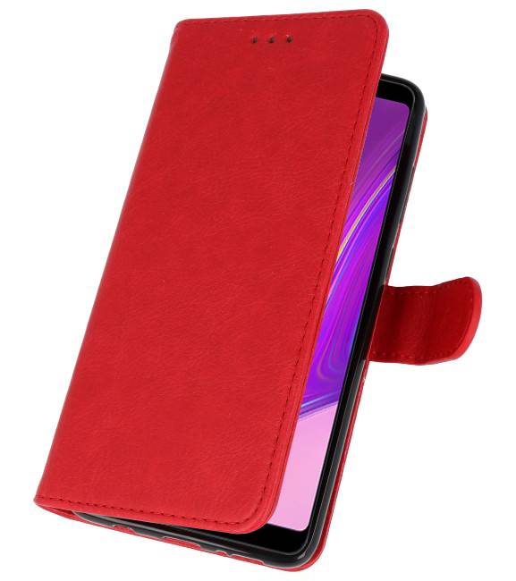 Bookstyle Wallet Cases Hoesje voor Galaxy A9 2018 Rood