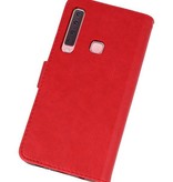 Bookstyle Wallet Cases Taske til Galaxy A9 2018 Red