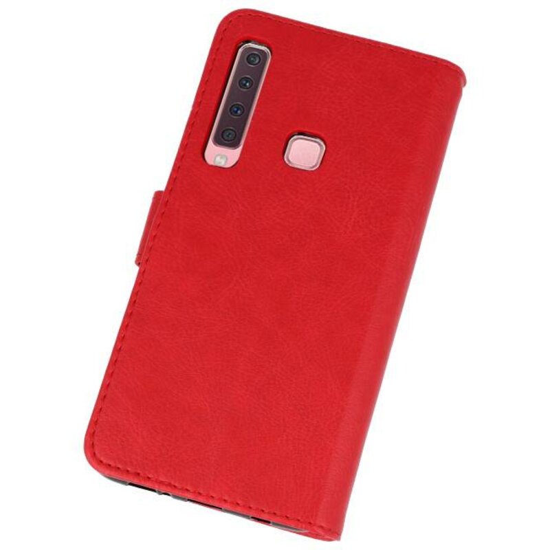 Funda Bookstyle Estuches para Galaxy A9 2018 Rojo