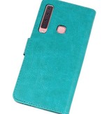 Bookstyle Wallet Cases Case for Galaxy A9 2018 Green